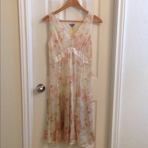Ann Taylor silk floral dress